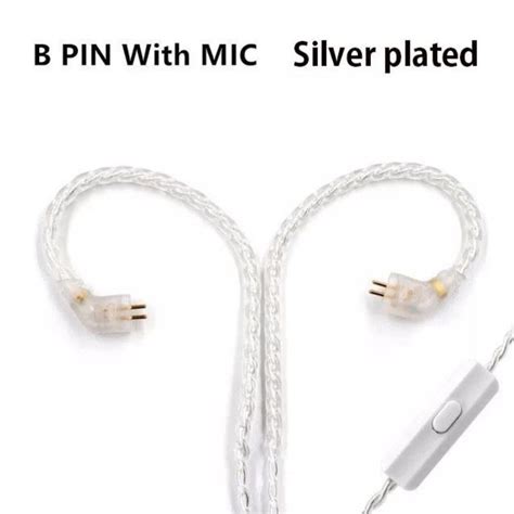 Jual Terlaris Kabel KZ ZSN Pro Silver Upgrade Cable With Mic KZ Upgrade