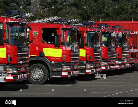 Uk Fire Engines Stock Photo 10833350 Alamy