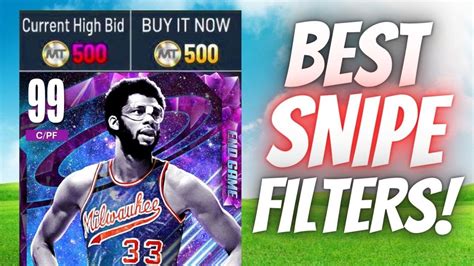 These New Sniping Filters Will Make You Tons Of Mt In Nba K Myteam