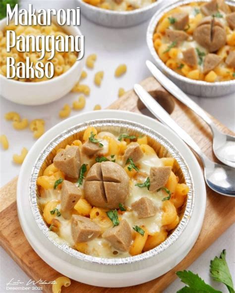 Resep Macaroni Panggang Bakso Menu Sarapan Simple Lezat Semangatkan