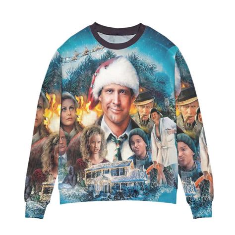 National Lampoons Christmas Vacation Ugly Christmas Sweater Let The