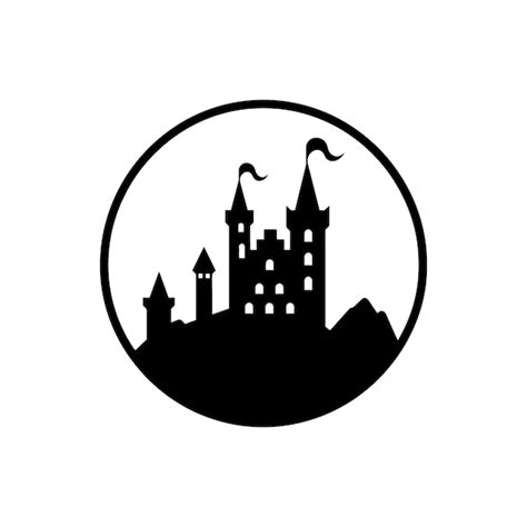 Ic Ne Du Ch Teau De Neuschwanstein Illustration Vectorielle Simple