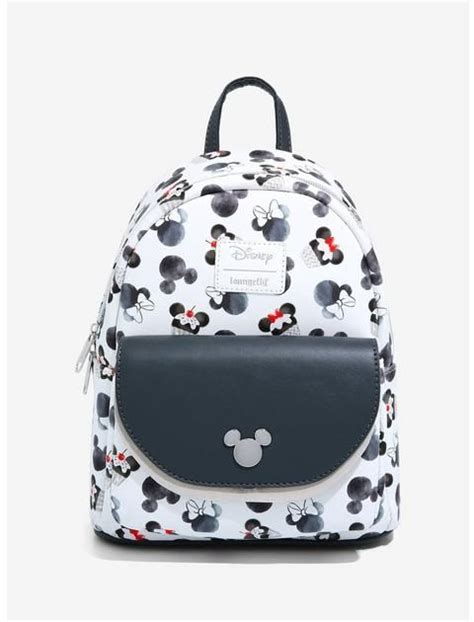 Loungefly Disney Princess Icons Mini Backpack Hot Topic Minnie Mouse Cupcakes Disney Bag