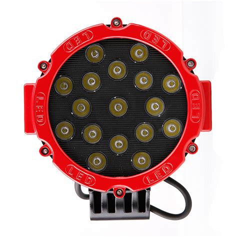 W Inch Round Led Offroad Lights Jeep Wrangler Off Road Lights