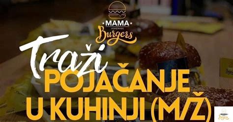 Pomoćni radnik u kuhinji m ž Mama Burgers Klix Posao