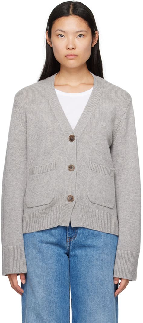 Lisa Yang Gray The Danni Cardigan Ssense