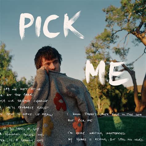 Alec Benjamin Pick Me Lyrics Genius Lyrics