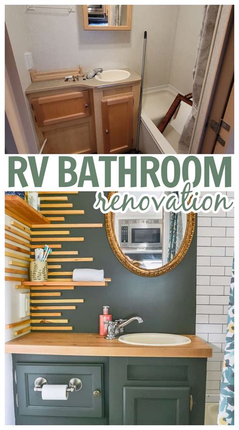 RV Bathroom Remodel on a Budget (DIY Camper Bathroom) - Refresh Camping