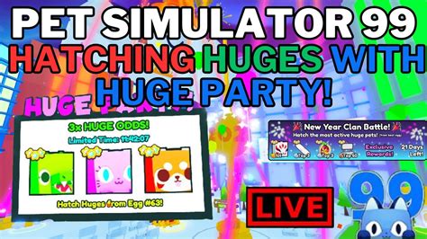 Live Pet Simulator Hatching Huges Giveaway At K Subscribers