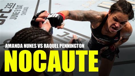 UFC RIO Resultado Luta Amanda Nunes Vs Raquel Pennington YouTube