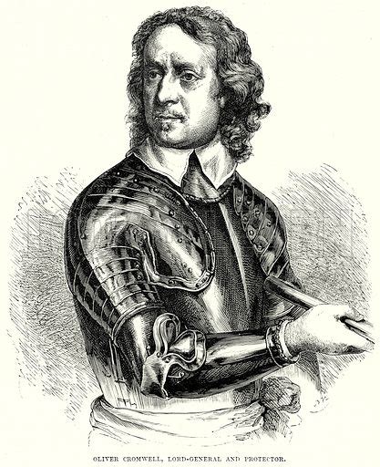 Oliver Cromwell Lord General And Protector Stock Image Look And Learn