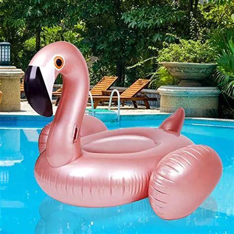 Flotador Inflable Gigante Para Piscina De Flamenco Con Válvu Envío gratis