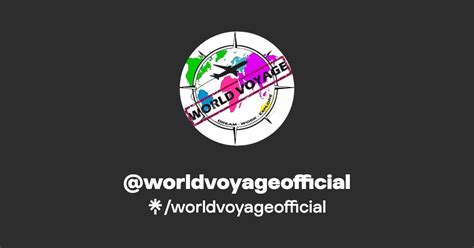 Worldvoyageofficial Instagram Facebook TikTok Linktree