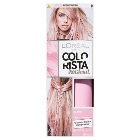 Buy Loreal Paris Colorista Semi Permanent Hair Washout Pink Lasts