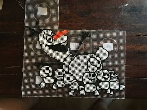 Olaf Frozen Fever Hama Beads By Dorte Marker Pattern Https De