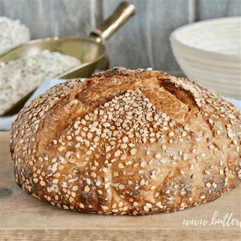 Sweet And Soft Honey Oat Sourdough • Butter For All