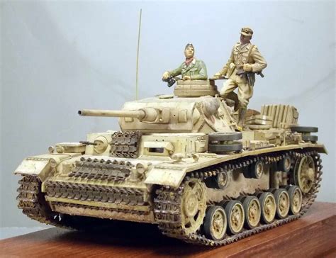 Pzkw Iii Ausf J Dak Panzer Bau De Diorama Milit R