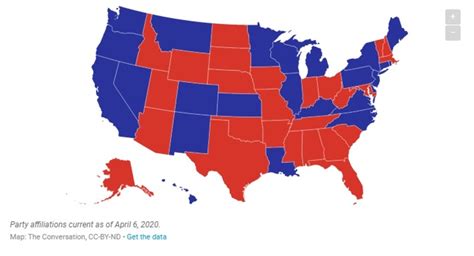 United States Governors Map