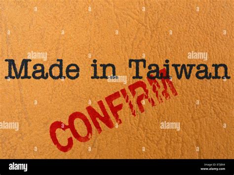 Made in Taiwan Stock Photo - Alamy