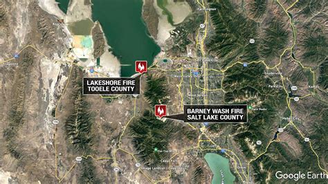 Fires In Utah Right Now Tooele County Salt Lake County Rio Tinto I 80