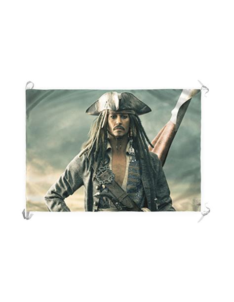 Estandarte Bandera Pirata Jack Sparrow En Piratas Del Caribe X