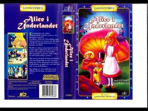 Goodtimes Klassiska Sagor Alice I Underlandet Vhs Svenskt Tal Youtube