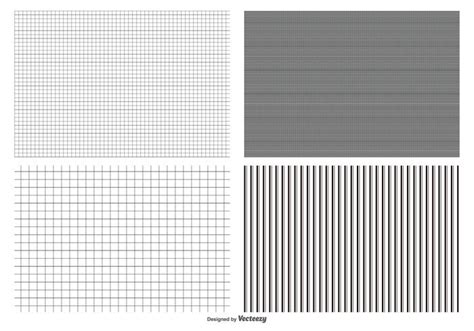 Seamless Grid Pattern Collection 131387 Vector Art at Vecteezy