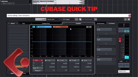 Cubase Quick Tip Reference Track Eq Match Cubase Youtube