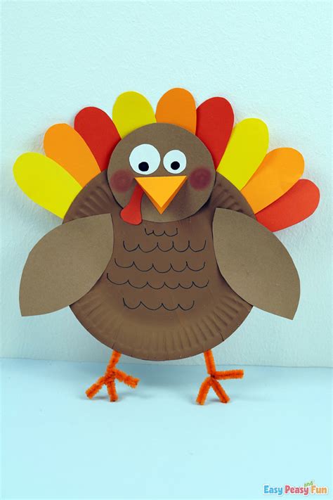 Paper Plate Turkey - Easy Peasy and Fun