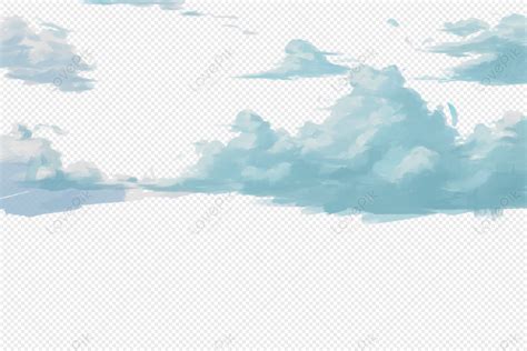 flaky clouds freehand painting clouds sky blue clouds png white