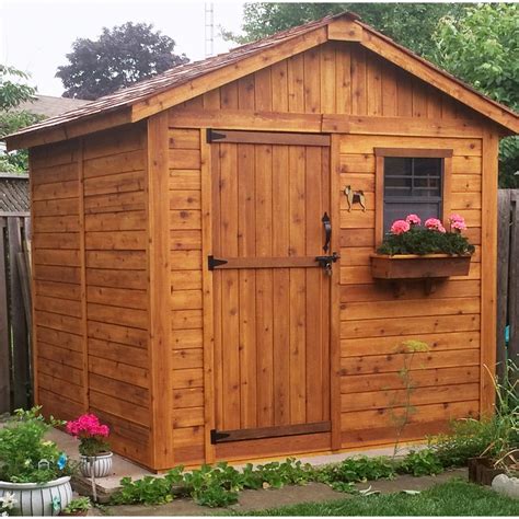 Outdoor Living Today 8 Ft X 8 Ft Western Red Cedar Gardener Shed G88