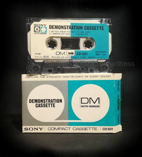 Audio Tape Mini Cassette Compact Cassette K7 SONY 1