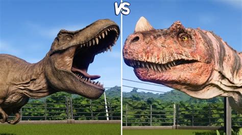 Ceratosaurus Vs Tyrannosaurus Rex