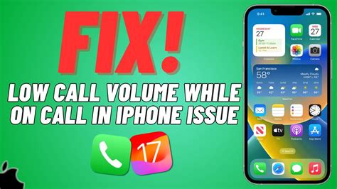 How To Fix Low Call Volume On Iphone Solved Youtube