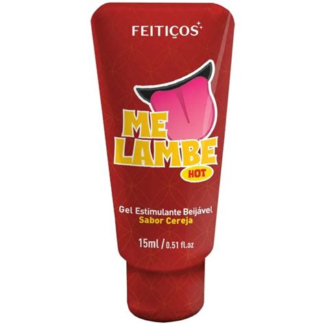 Gel Estimulante Beijável Me Lambe Hot Sabor Cereja 15g