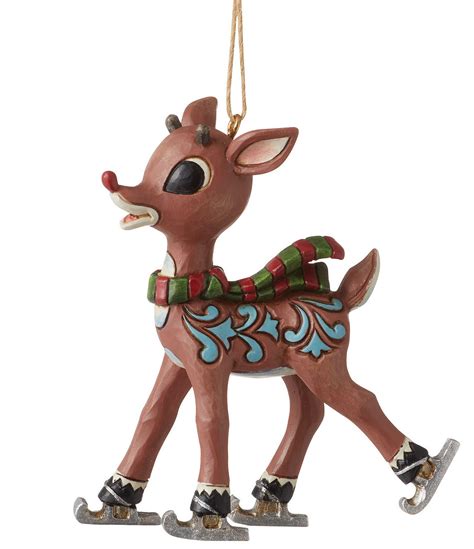 Rudolph Traditions By Jim Shore Rudolph Ice Skating Ornament Dillard S