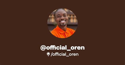 @official_oren | Linktree