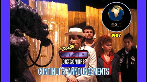 Doctor Who Dragonfire Continuity Announcements 1987 Bbc 1 Youtube