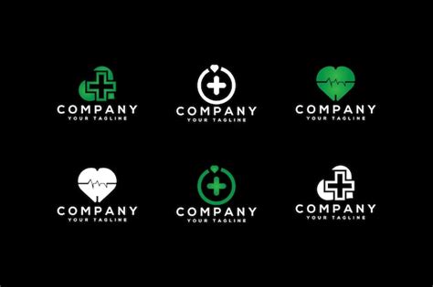 Medizinische Pflege Logo Premium Vektor