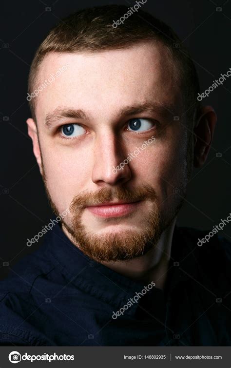 Man with deep blue eyes — Stock Photo © olexiysyrotkin #148802935