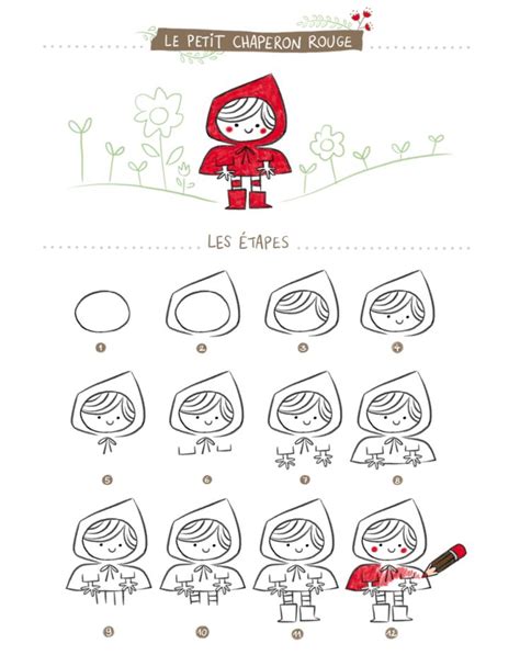 Comment Dessiner Le Petit Chaperon Rouge Le Petit Chaperon Rouge