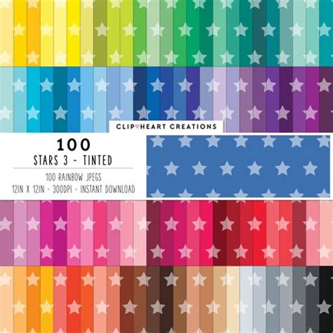 100 Heart Pattern Digital Paper Commercial Use Seamless Etsy