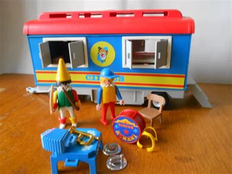 PLAYMOBIL 3477 De 1979 CARAVANE Du Cirque ROMANI Sans Boite Avec