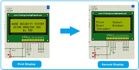 Home Security System Using Arduino Uno In Proteus The Engineering