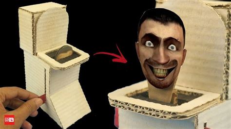 How To Make A Skibidi Toilet Out Of Cardboard Toilet Paper Crafts Cardboard Crafts Diy Cardboard