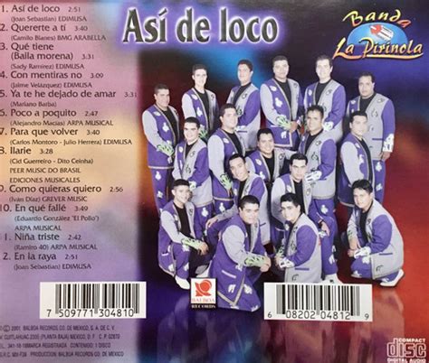 Cd Banda La Pirinola Asi De Loco Mercadolibre