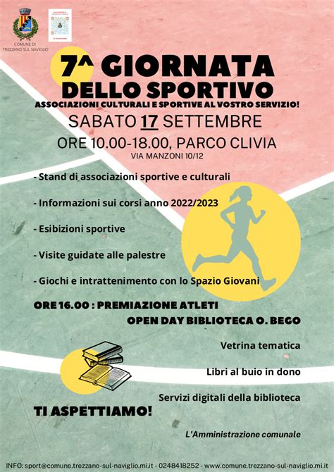 Settembre Trezzano Sul Naviglio Giornata Dello Sportivo