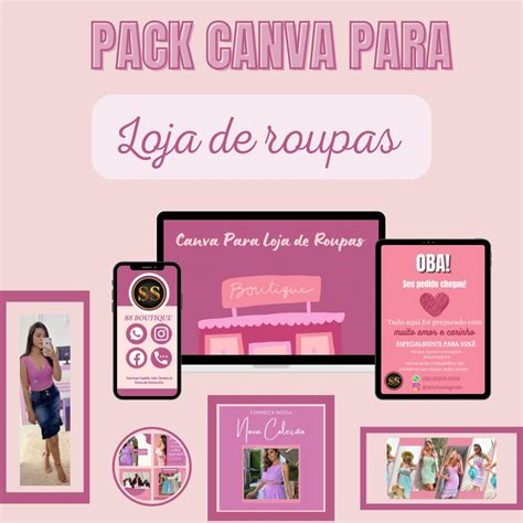 PACK CANVA LOJA DE ROUPAS