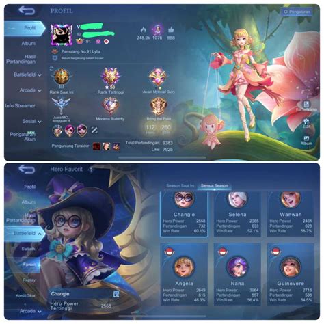 Skins Legend Miya Collector Angela Kagura Exorcist Lesley