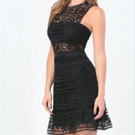 Off Bebe Dresses Skirts Sale Bebe Seductive Black Lace